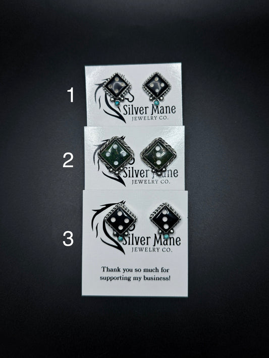 Dice Studs