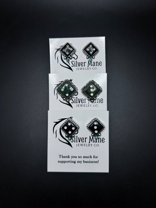 Dice Studs