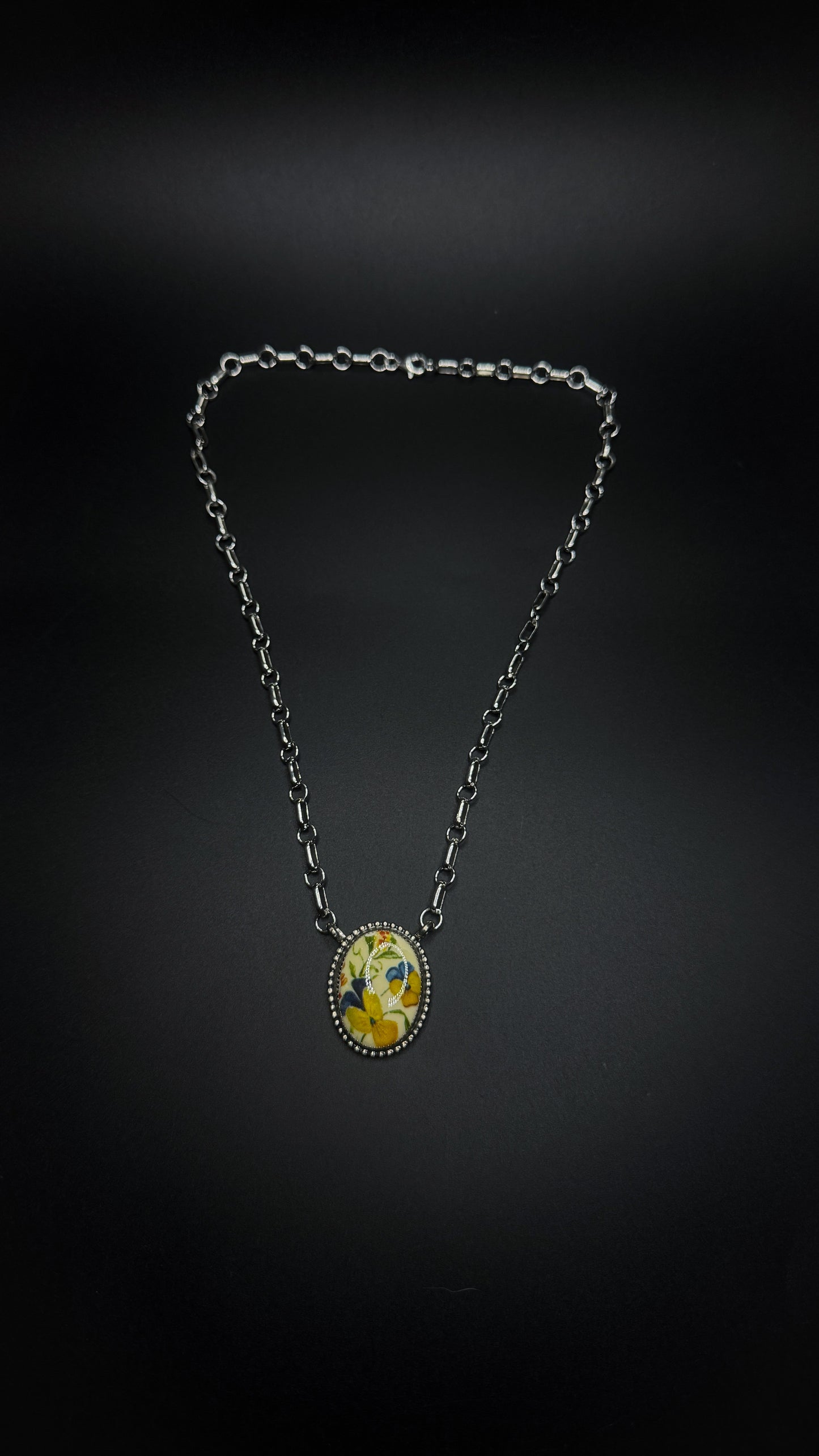 Yellow Floral Necklace