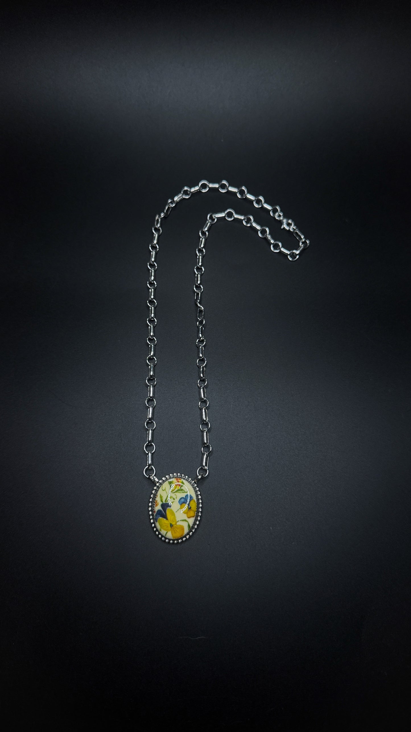 Yellow Floral Necklace